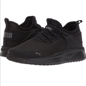 Puma Kids SZ 1 Pacer Black Slip On Sneakers Shoes